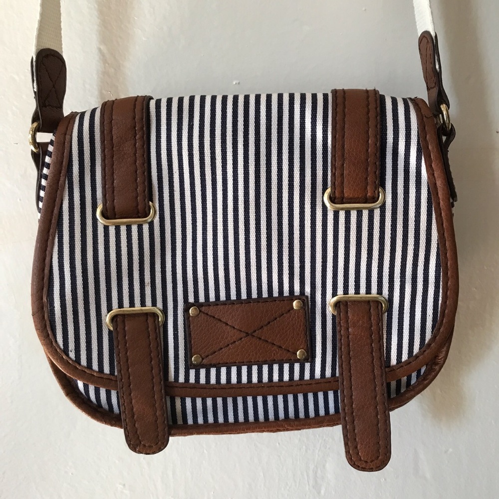 H&M striped bag